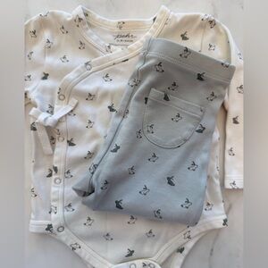 Pehr Bodysuit & Pant Set (12-18 M)